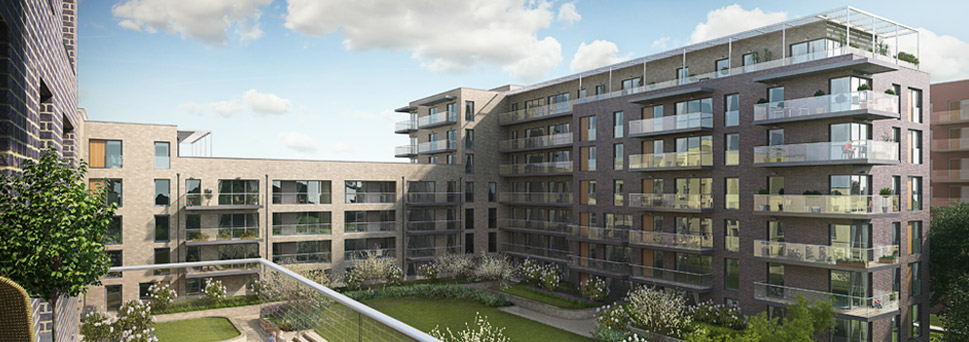 Daytime Photo Housing Flats Development Based in South East London