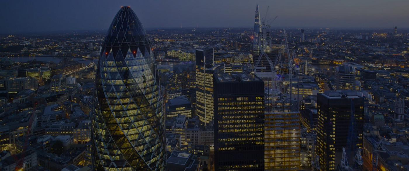 Helicopter View Of Aldgate (Gherkin Building)